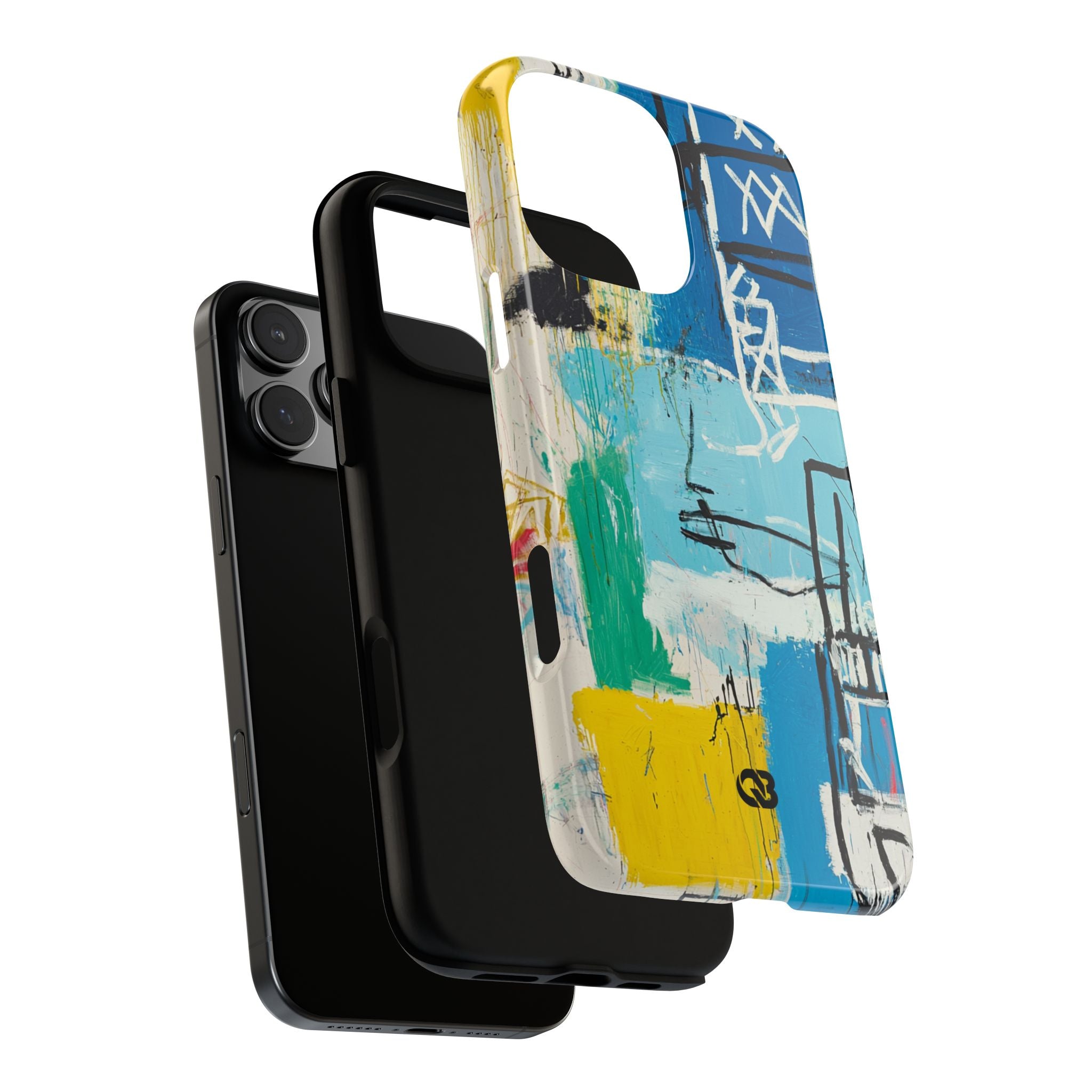 Azure Urban Scribble · Tough Phone Case for iPhone