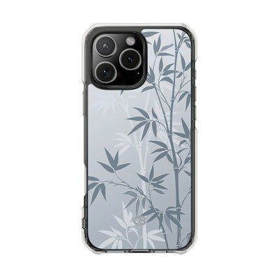 Blue Impact MagSafe Phone Case for iPhone - Slate Bamboo Shadow