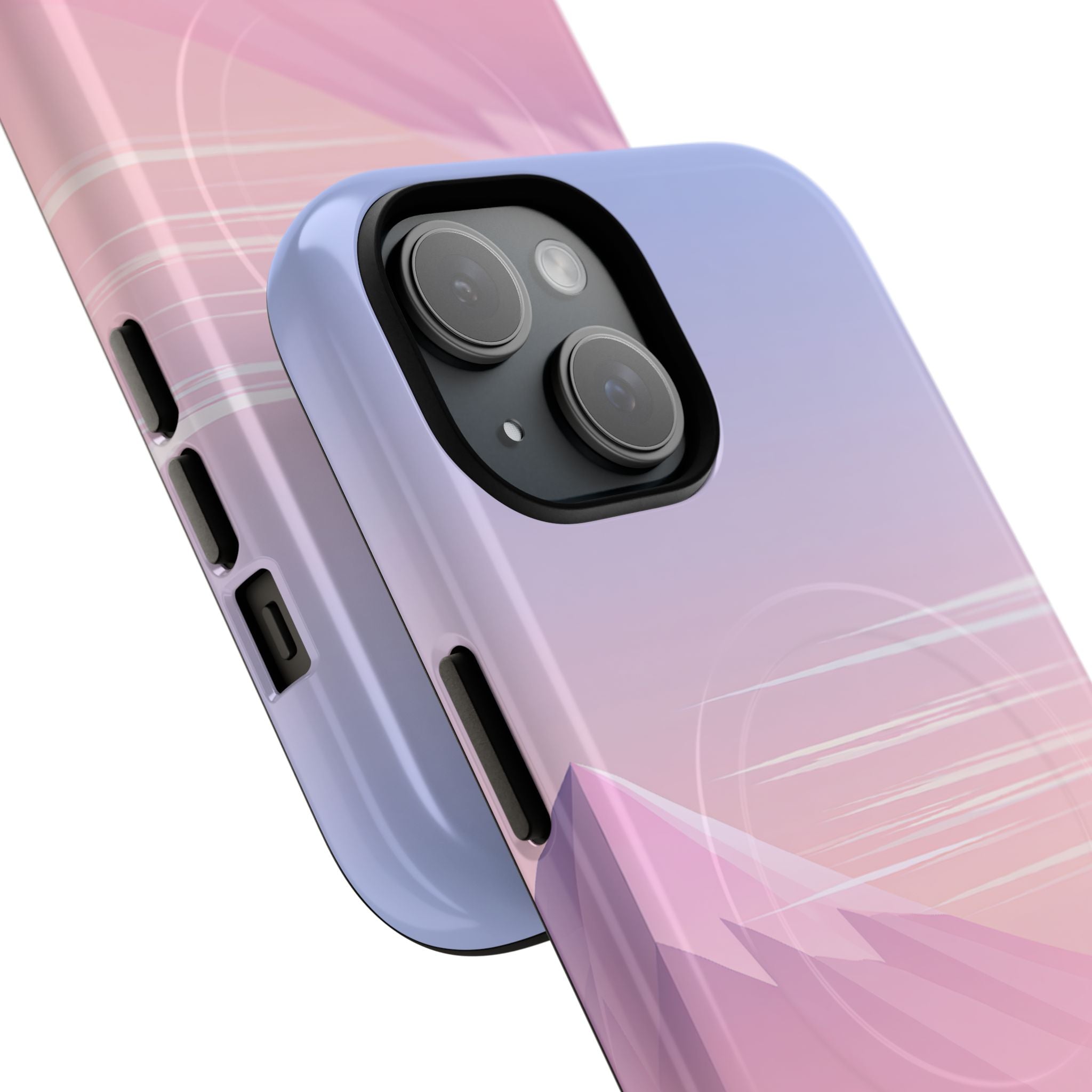 Purple Tough 2.0 Magsafe Phone Case for iPhone - Lavender Alpine Dawn