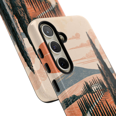 Orange Tough Phone Case for Samsung - Terracotta Ridge Trail