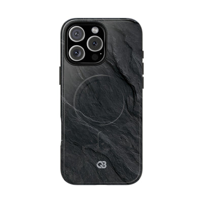 Black Tough 2.0 Magsafe Phone Case for iPhone - Midnight Slate Ridge