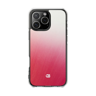 Rose Haze · Clear Impact Magnetic Phone Case for iPhone · Pink