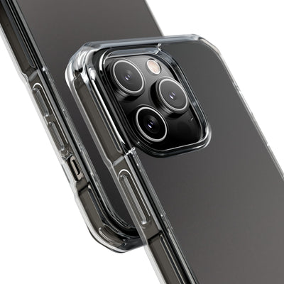 Obsidian Fade · Clear Impact Magnetic Phone Case for iPhone ·  Black