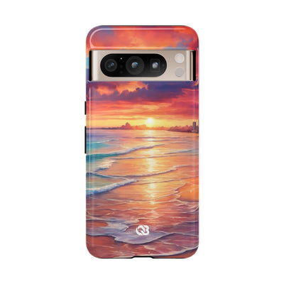 Crimson Shore Horizon · Tough Phone Case for Google Pixel
