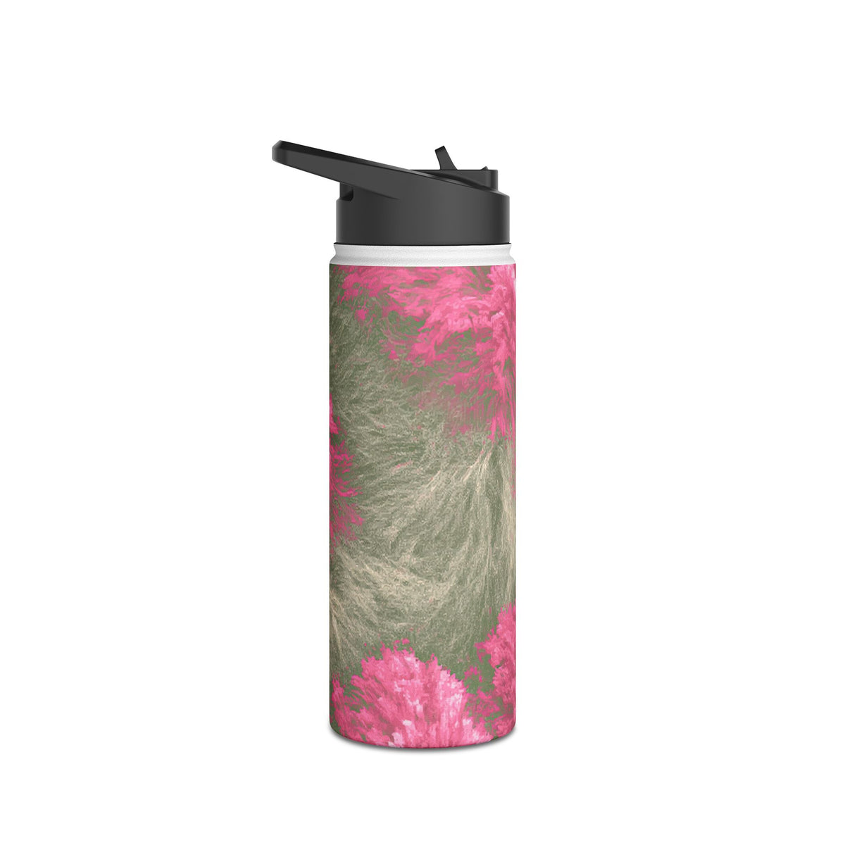 Digital Blossom · Insulated Water Bottle · Pink