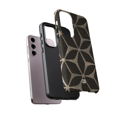 Concrete Mosaic Star · Tough Phone Case for Samsung · Black