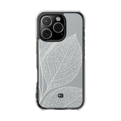 Grey Impact MagSafe Phone Case for iPhone - Frosted Ash Veins