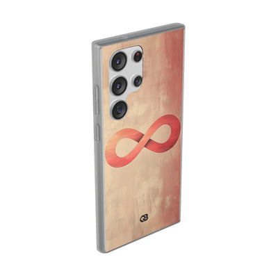 Terracotta Infinity Stroke · Soft Phone Case for Samsung