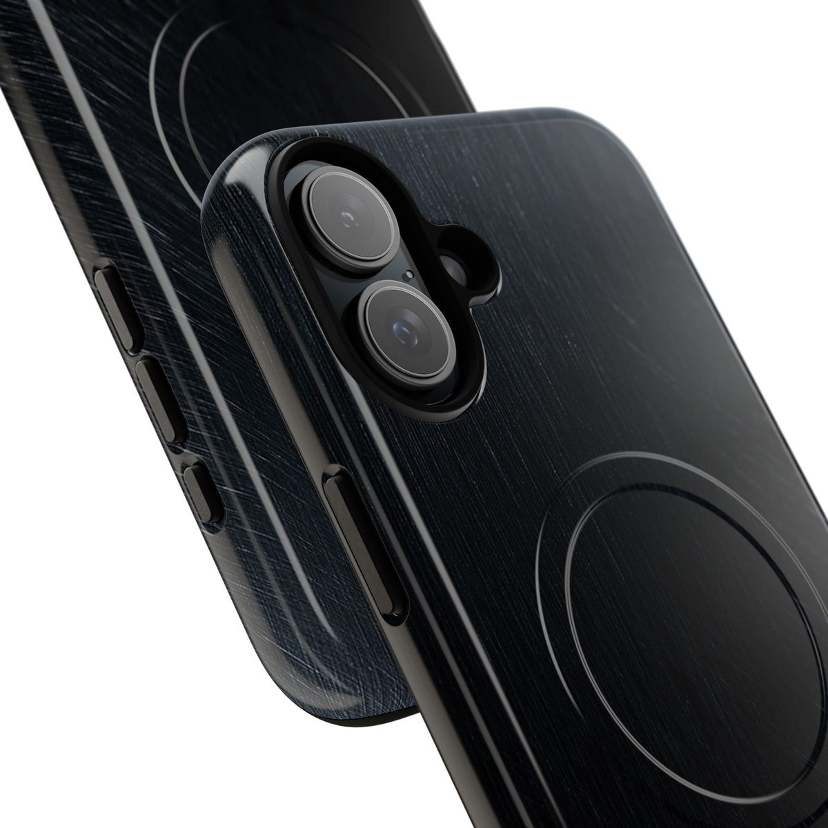 Brushed Obsidian Steel · Tough 2.0 Magnetic Phone Case for iPhone · Black