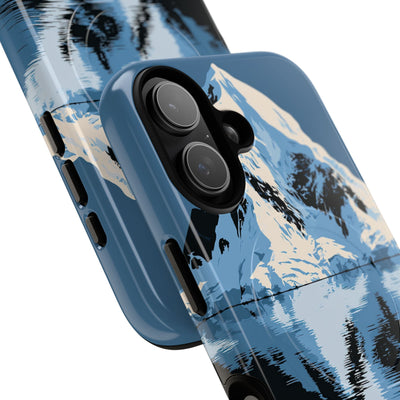 Blue Tough 2.0 Magsafe Phone Case for iPhone - Arctic Summit Mirror
