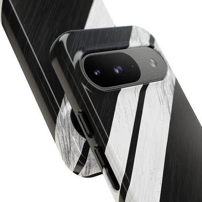 Distressed Stripe Motion Google Pixel 9 Case - Tough