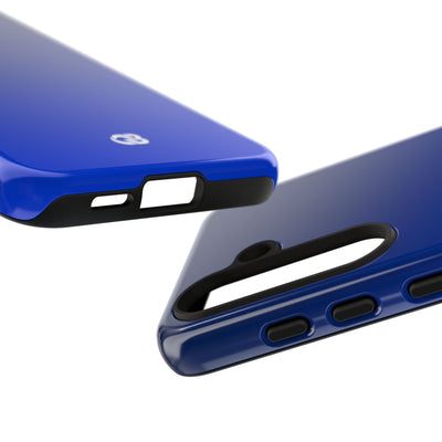 Blue Tough Phone Case for Samsung - Cobalt Depth Shift