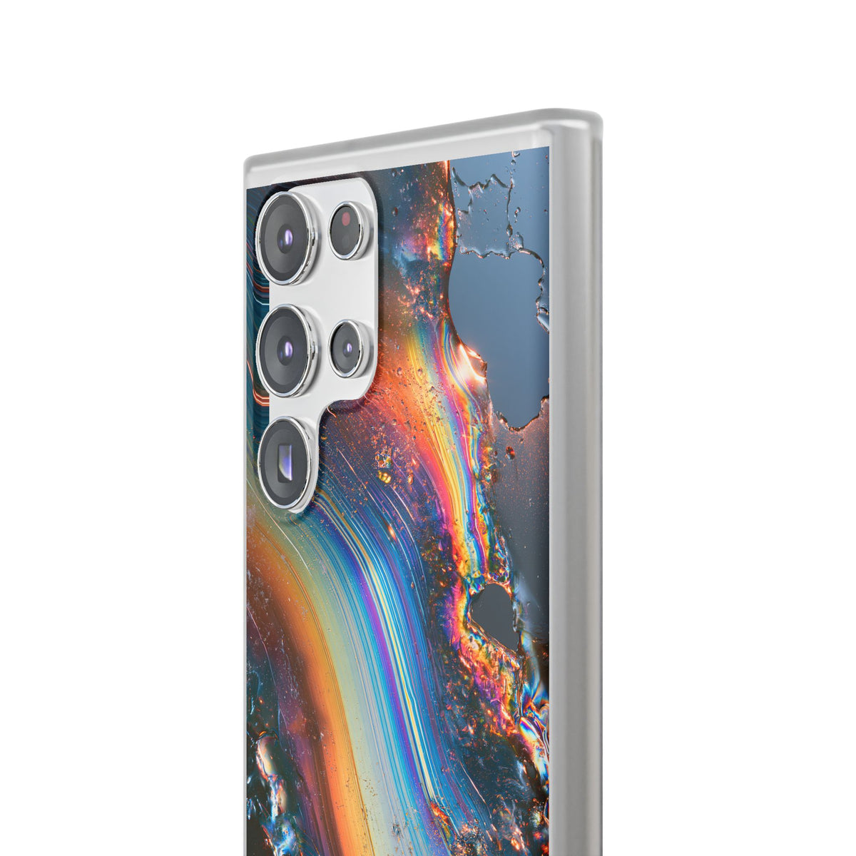 Prismatic Aura Flow · Lite Phone Case for Samsung · Blue