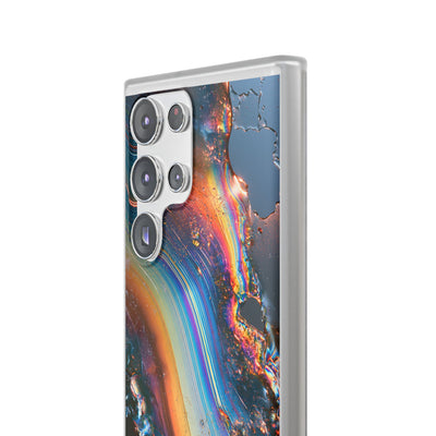 Prismatic Aura Flow · Lite Phone Case for Samsung · Blue