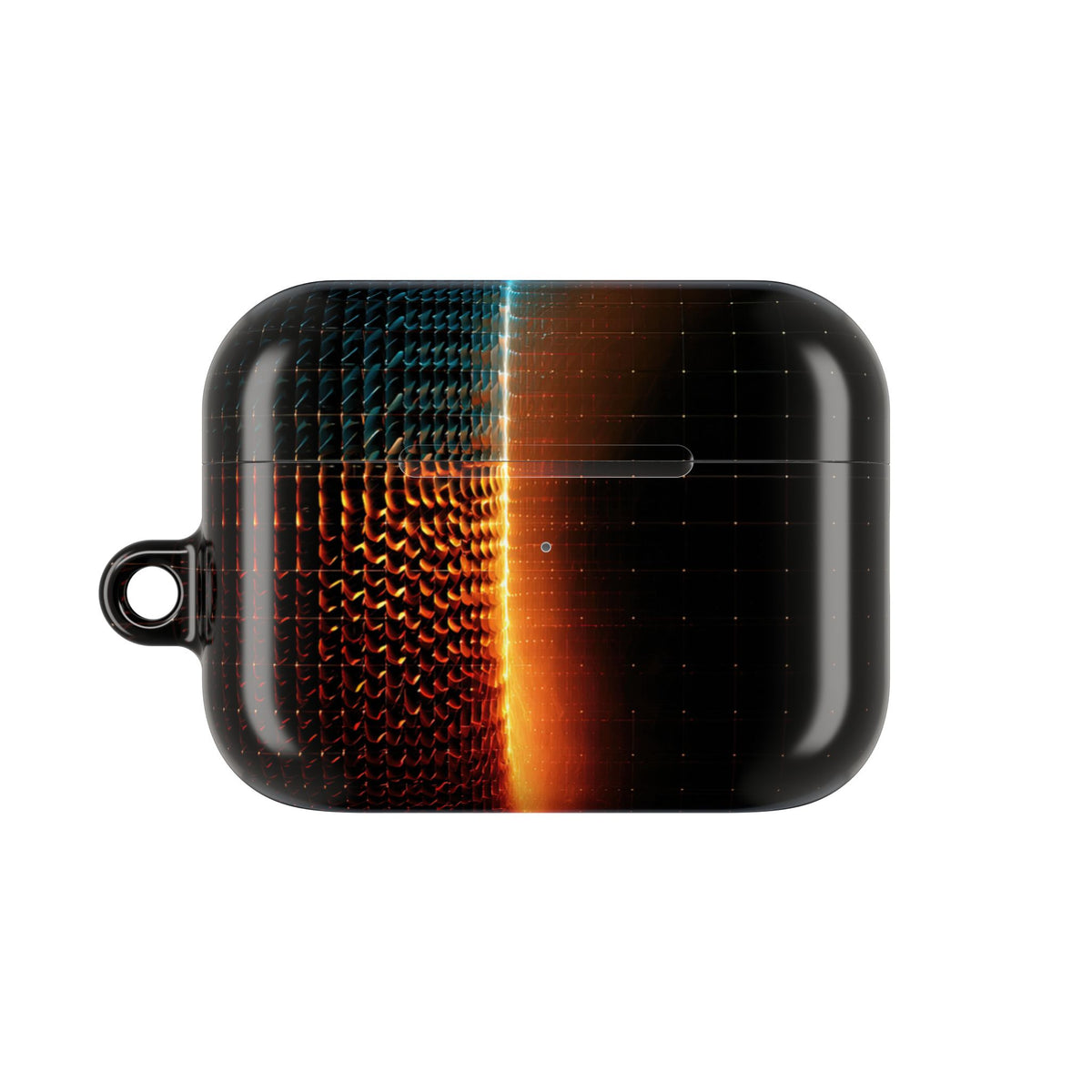Luminous Refraction Grid · Hard Case for AirPods & AirPods Pro · Black