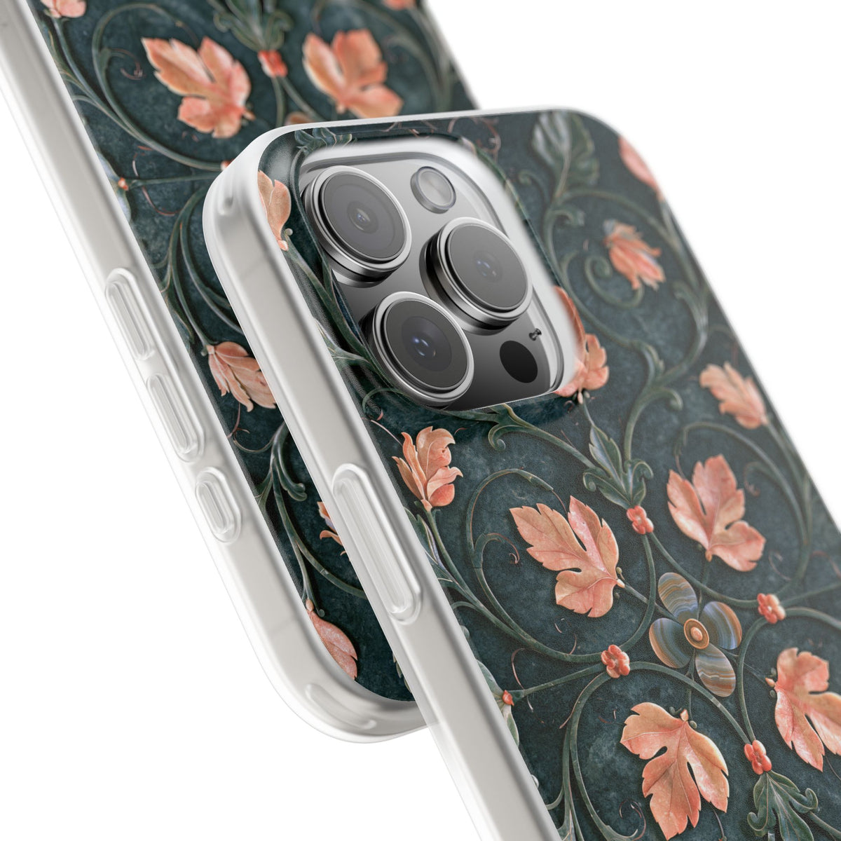 Florentine Rose Arabesque · Lite Phone Case for iPhone ·  Green
