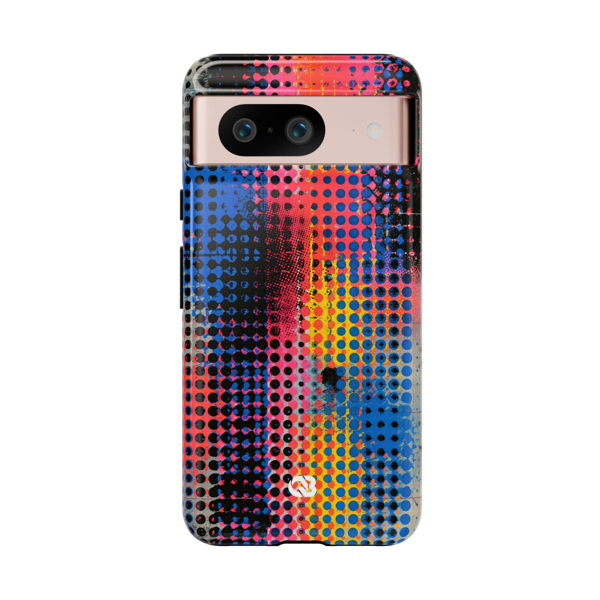 Chromatic Halftone Grid · Tough Phone Case for Pixel ·  Blue