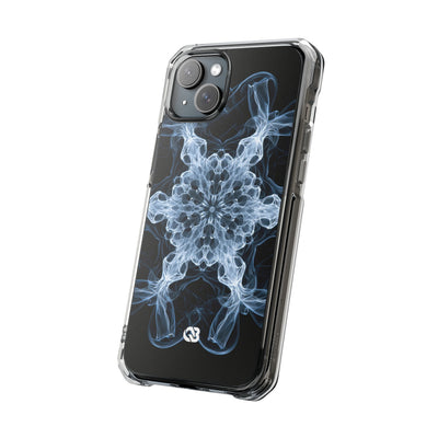 Blue Impact MagSafe Phone Case for iPhone - Glacial Smoke Crown
