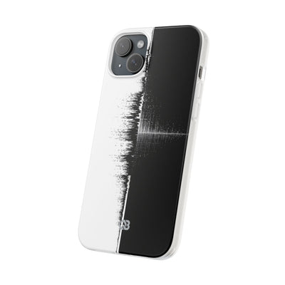 Black Lite Phone Case for iPhone - Static Signal Split