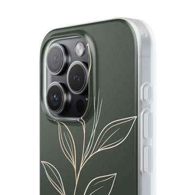 Green Lite Phone Case for iPhone - Deep Moss Willow