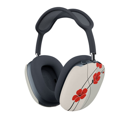 Scarlet Bloom Minimal · Hard Case for AirPods Max · Red