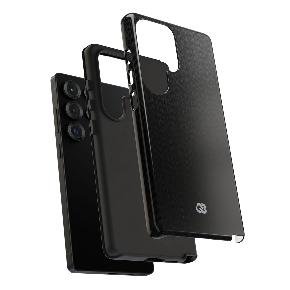 Obsidian Brushed Steel · Tough Phone Case for Samsung · Black