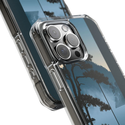 Blue Impact MagSafe Phone Case for iPhone - Kyoto Mist Pine