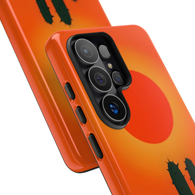 Scorched Saguaro Sunset · Tough Phone Case for Samsung