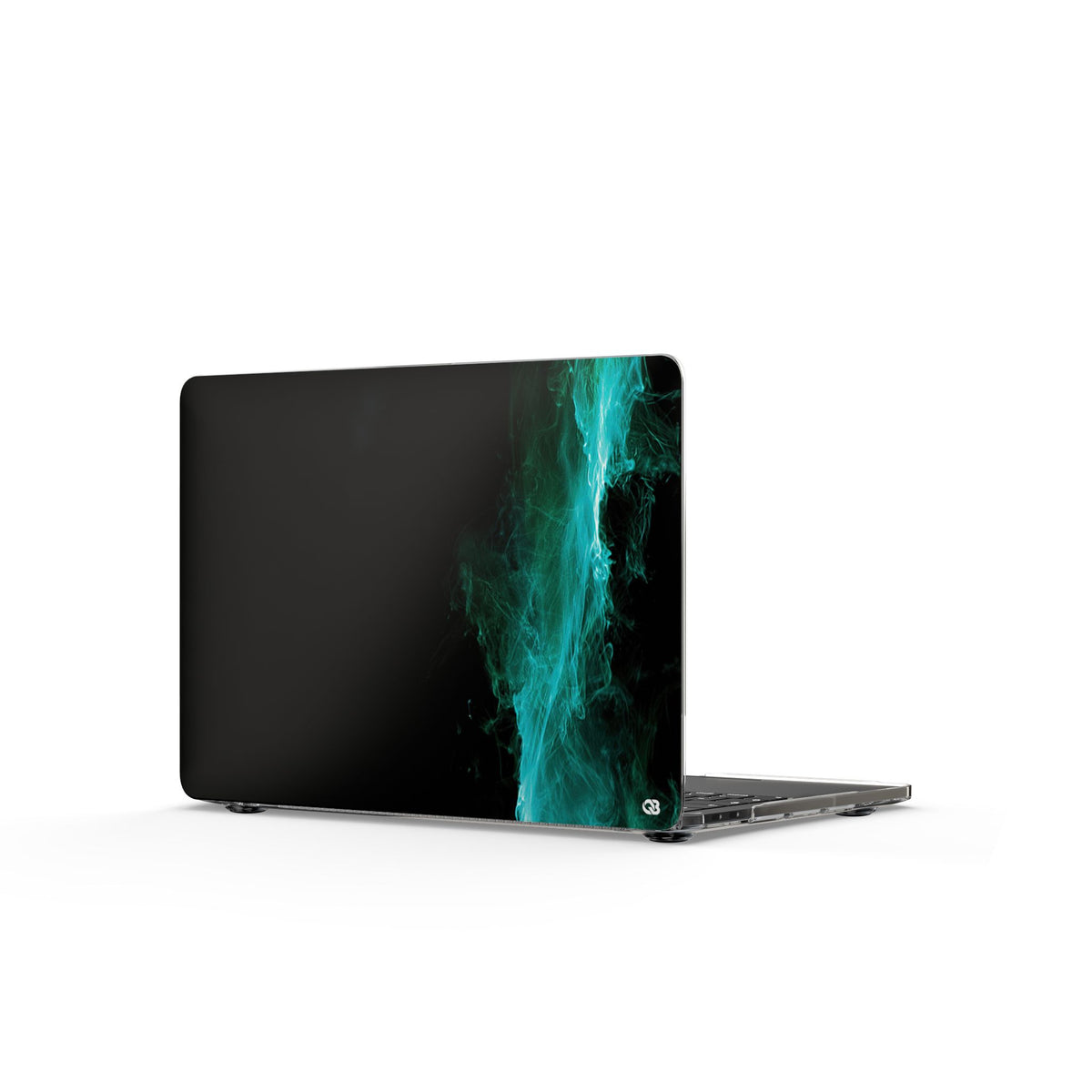 Luminous Plume · Clear Hard Case for MacBook · Teal