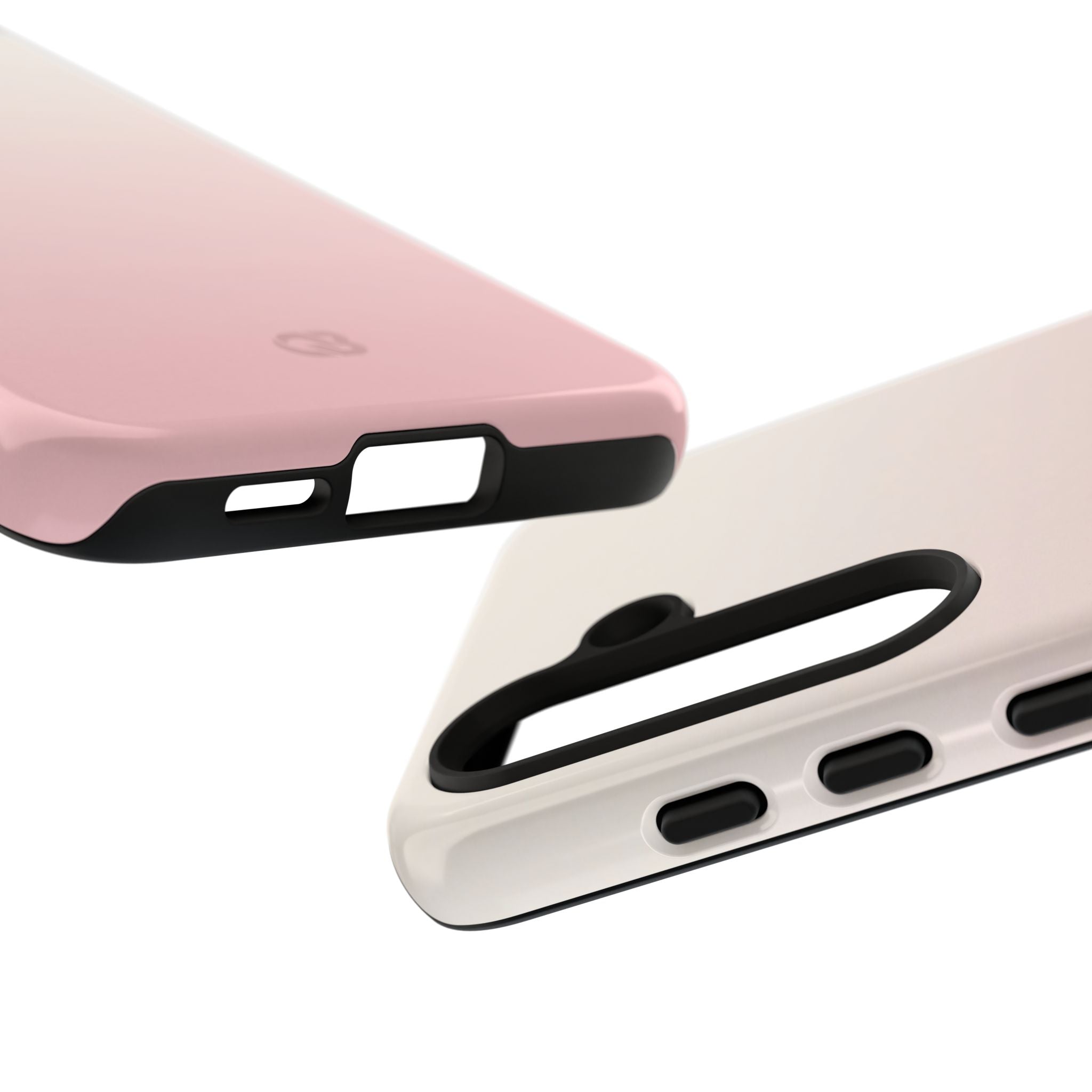 Pink Tough Phone Case for Samsung - Frosted Blush Horizon