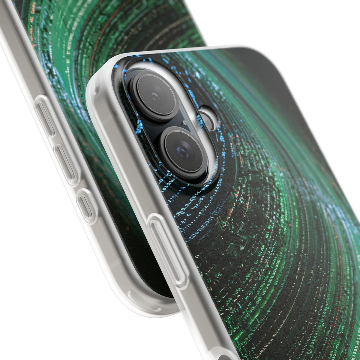Orbital Data Stream · Lite Phone Case for iPhone ·  Green