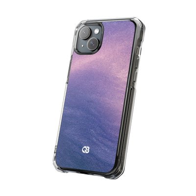 Ethereal Violet Glow · Clear Impact Magnetic Phone Case for iPhone · Purple