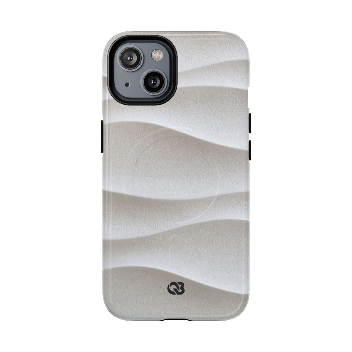Sculpted Dune Relief · Tough 2.0 Magnetic Phone Case for iPhone · White