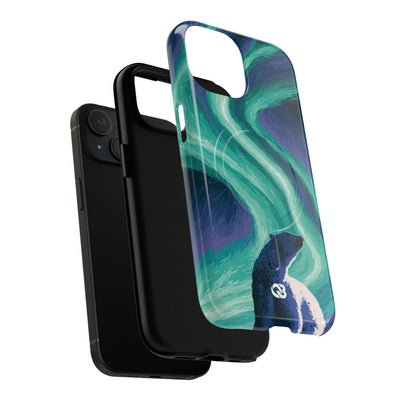 Arctic Aurora Bear · Tough 2.0 Magnetic Phone Case for iPhone · Teal