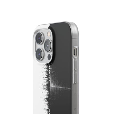 Black Lite Phone Case for iPhone - Static Signal Split