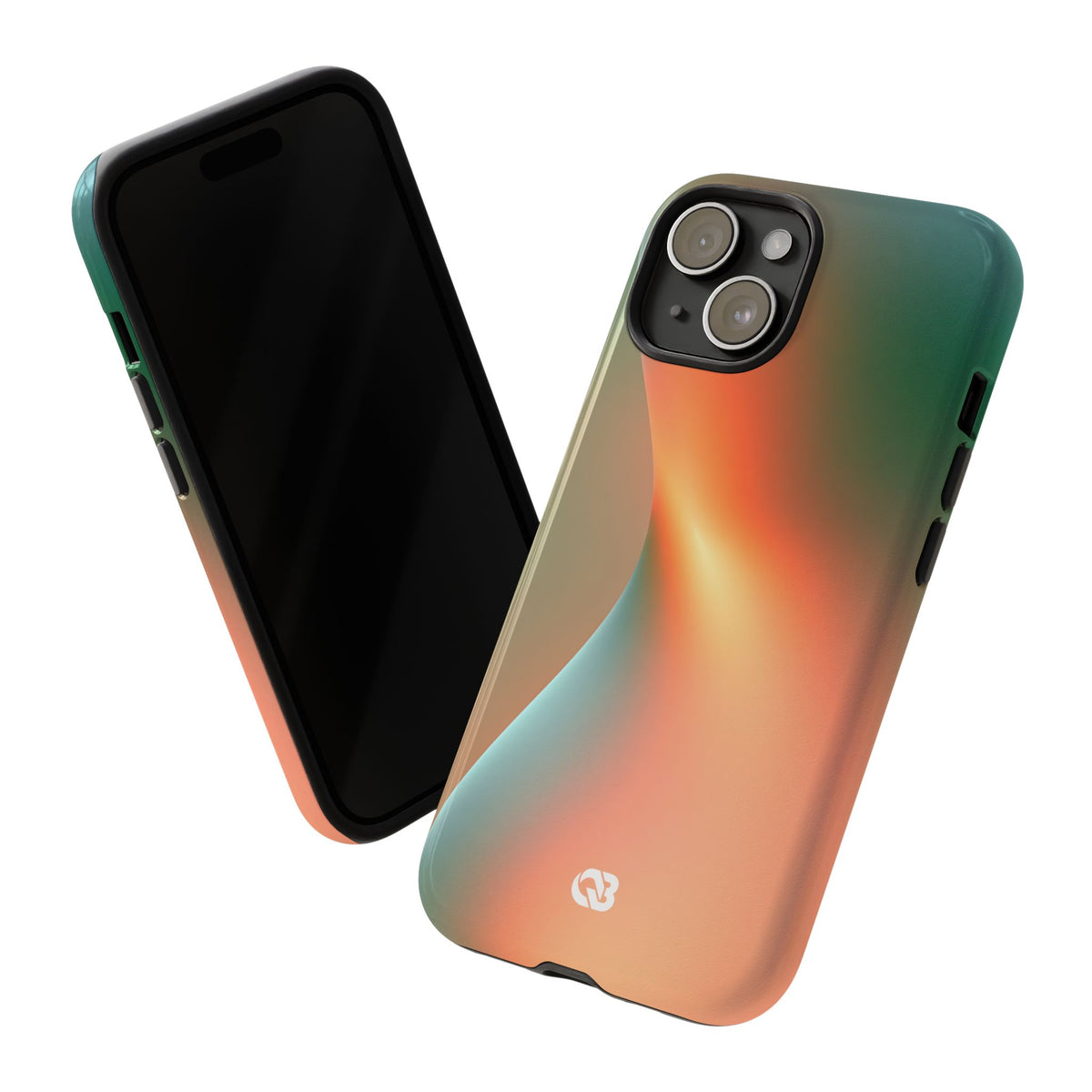 Radiant Contour · Tough Phone Case for iPhone · Orange