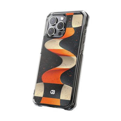 Orange Grit Twist · Impact Handyhülle für iPhone · Magsafe