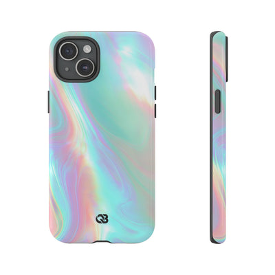 Prismatic Liquid Light · Tough Phone Case for iPhone · Teal