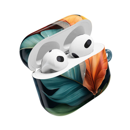 Tropical Ember Leaves - AirPods Case