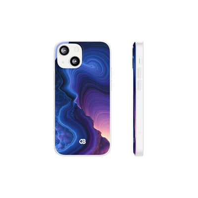 Radiant Strata · Lite Phone Case for iPhone ·  Blue
