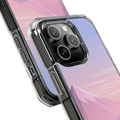Purple Impact MagSafe Phone Case for iPhone - Lavender Alpine Dawn