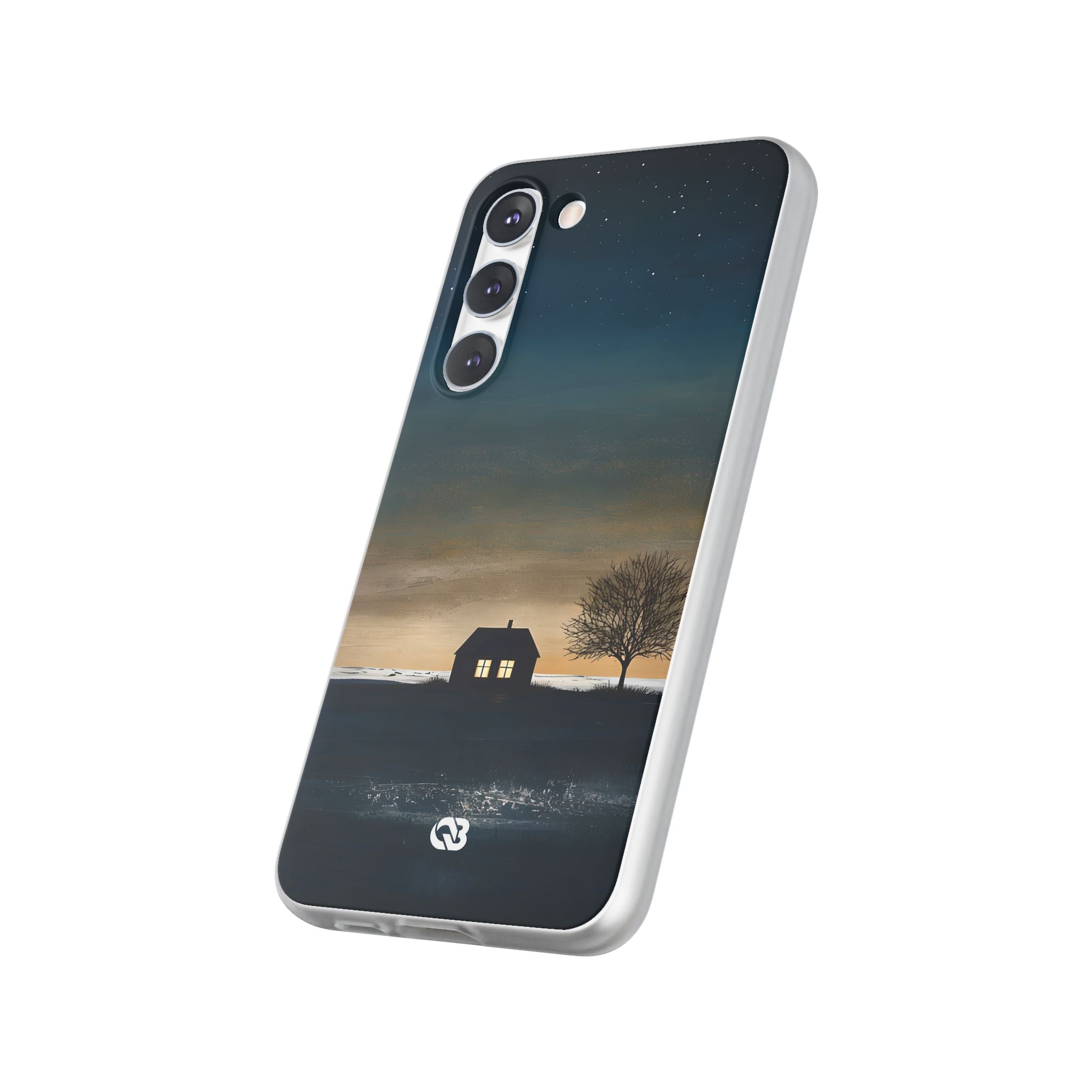 Midnight Cabin Glow · Soft Phone Case for Samsung