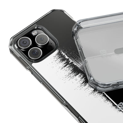 Black Impact MagSafe Phone Case for iPhone - Static Signal Split