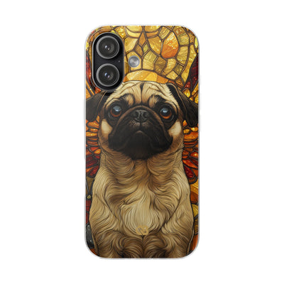 Amber Pug Divinity · Soft Case for iPhone