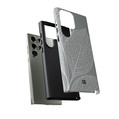 Grey Tough Phone Case for Samsung - Frosted Ash Veins