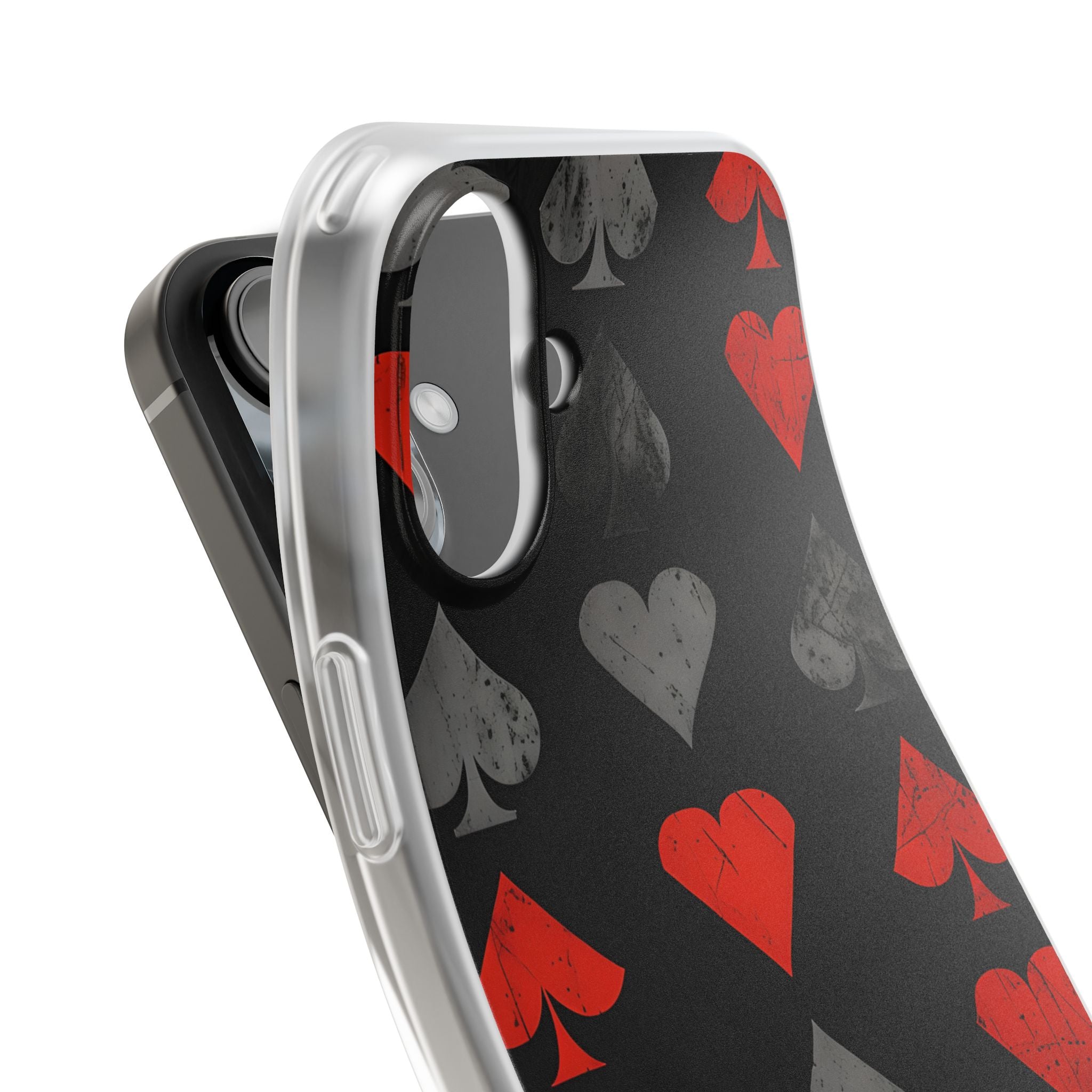 Crimson Ash Suits · Soft Custodia per iPhone