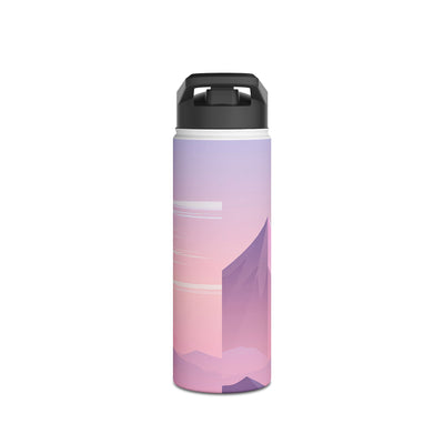 Alpine Twilight · Insulated Water Bottle · Pink