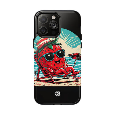 Retro Coastal Berry · Tough+ Hoesje voor iPhone · Magsafe