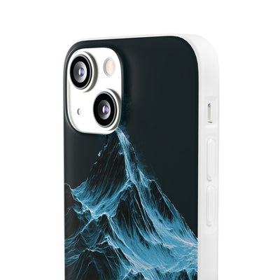 Nordic Frost Peak · Lite Phone Case for iPhone ·  Blue