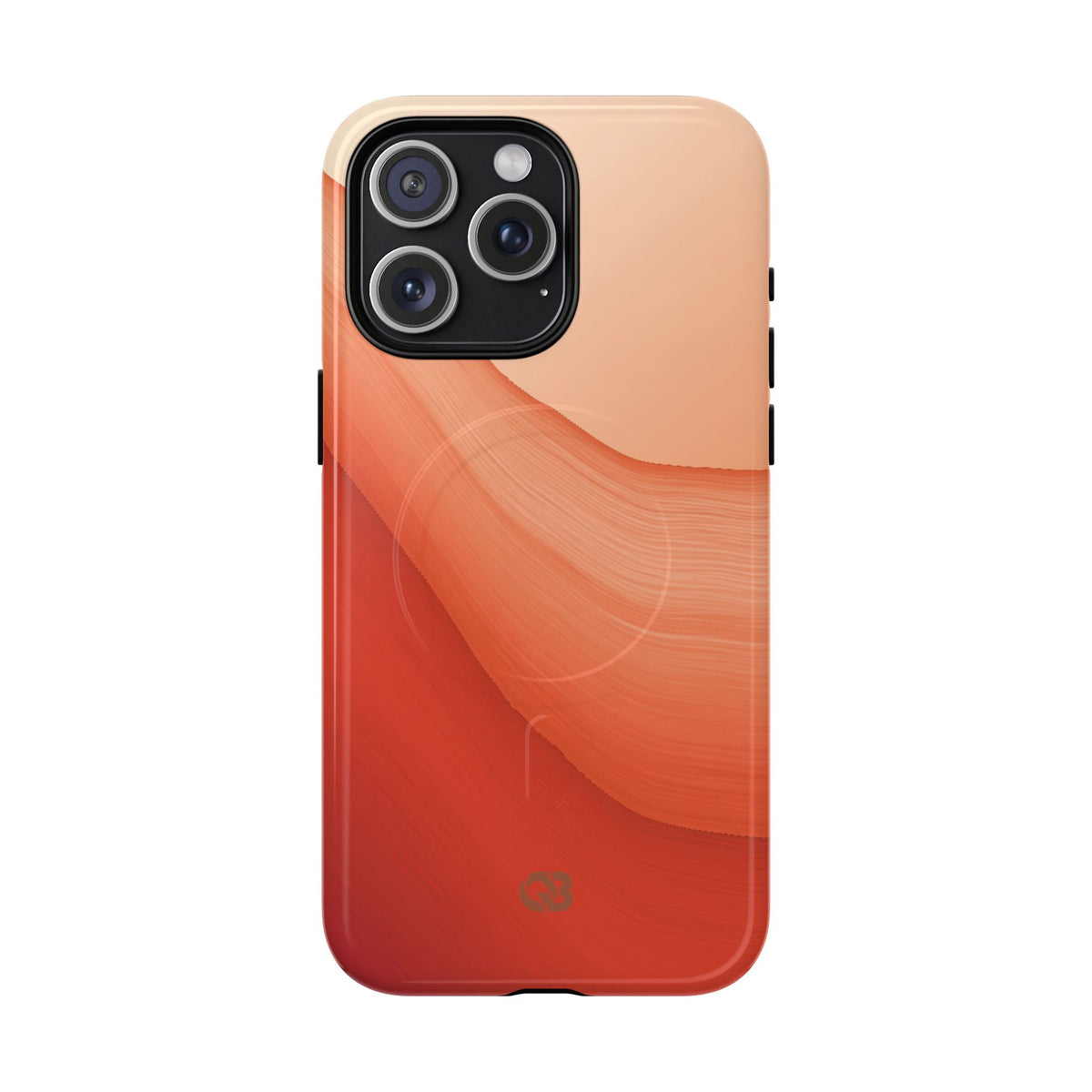 Terracotta Flow · Tough 2.0 Magnetic Phone Case for iPhone · Orange